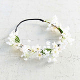 Golden flower headband