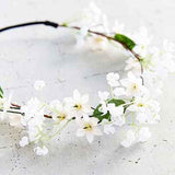 Golden flower headband
