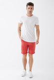 Cyan Cuffed Chino Shorts