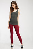 Blue Cotton Leggings
